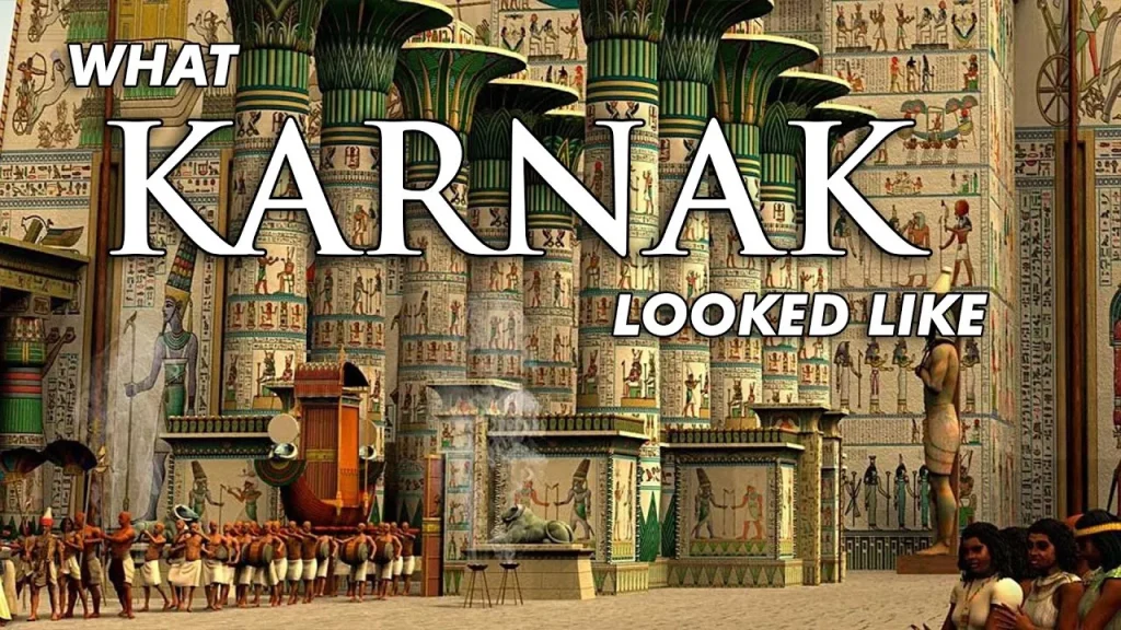 What karnak Temple looked like today