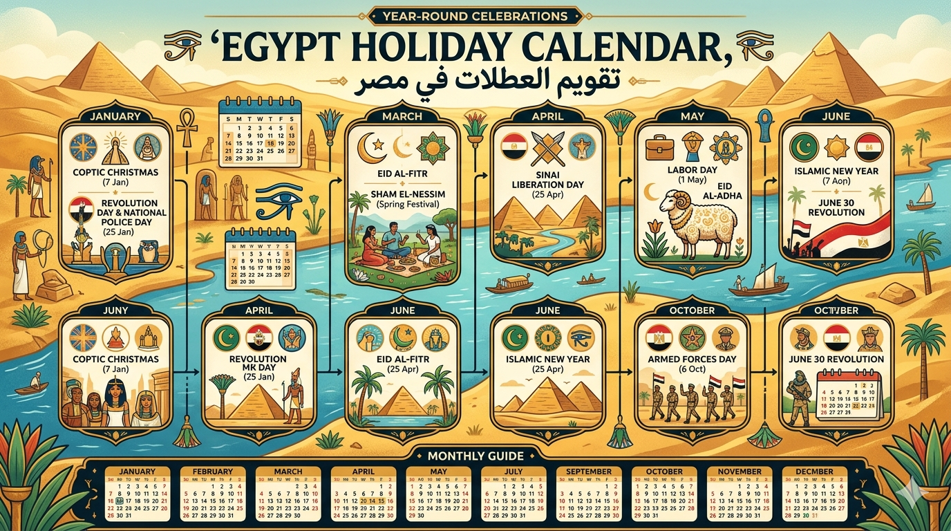Egypt Holiday Calendar