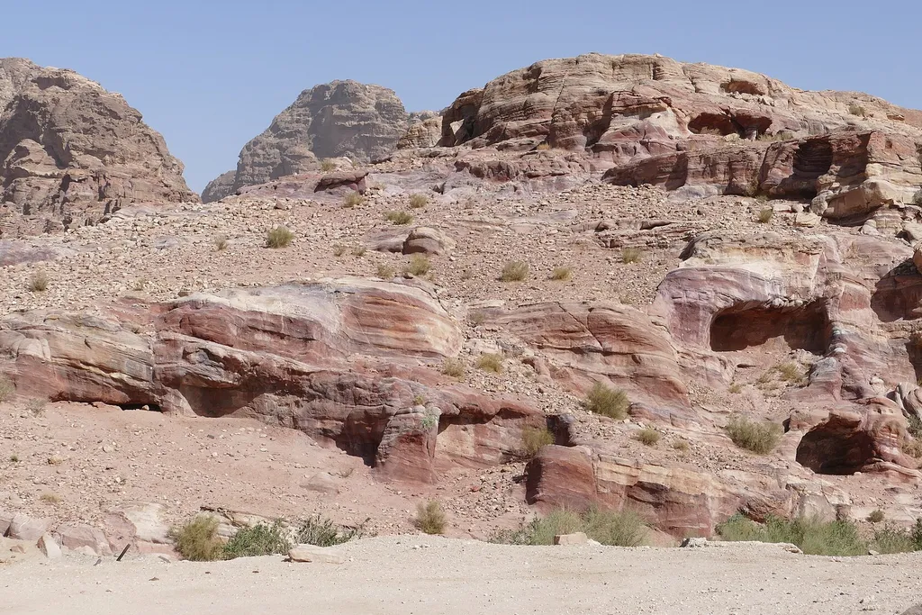The Colonnaded Street in the city centre of ancient Petra